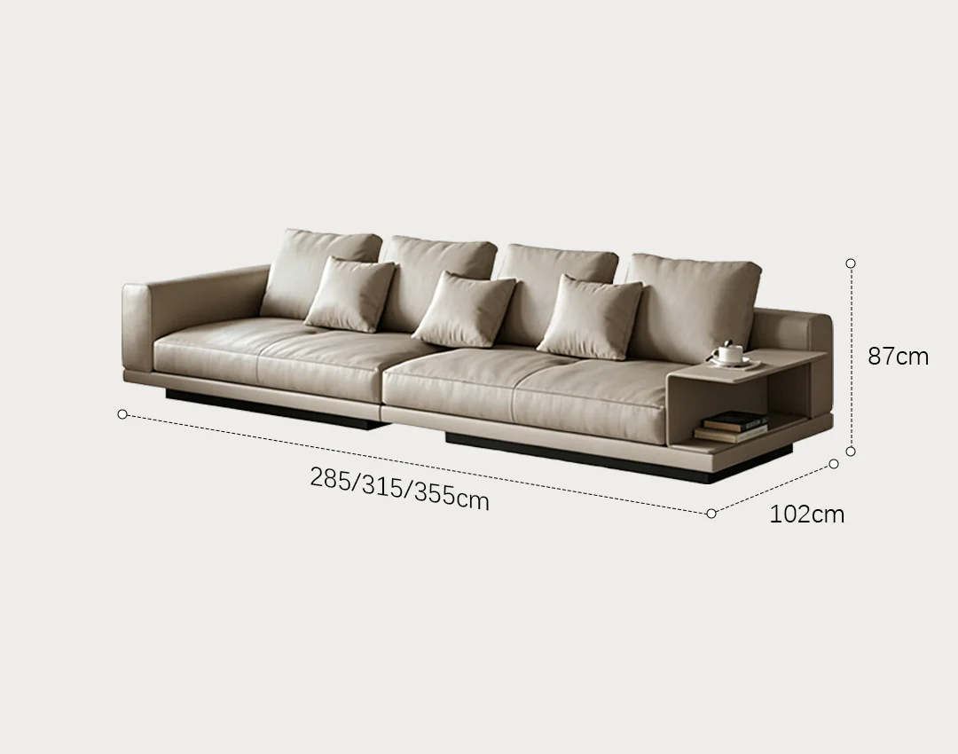 Abby Two Seater, Three Seater, Four Seater Sofa, With Storage Grey - Image 9