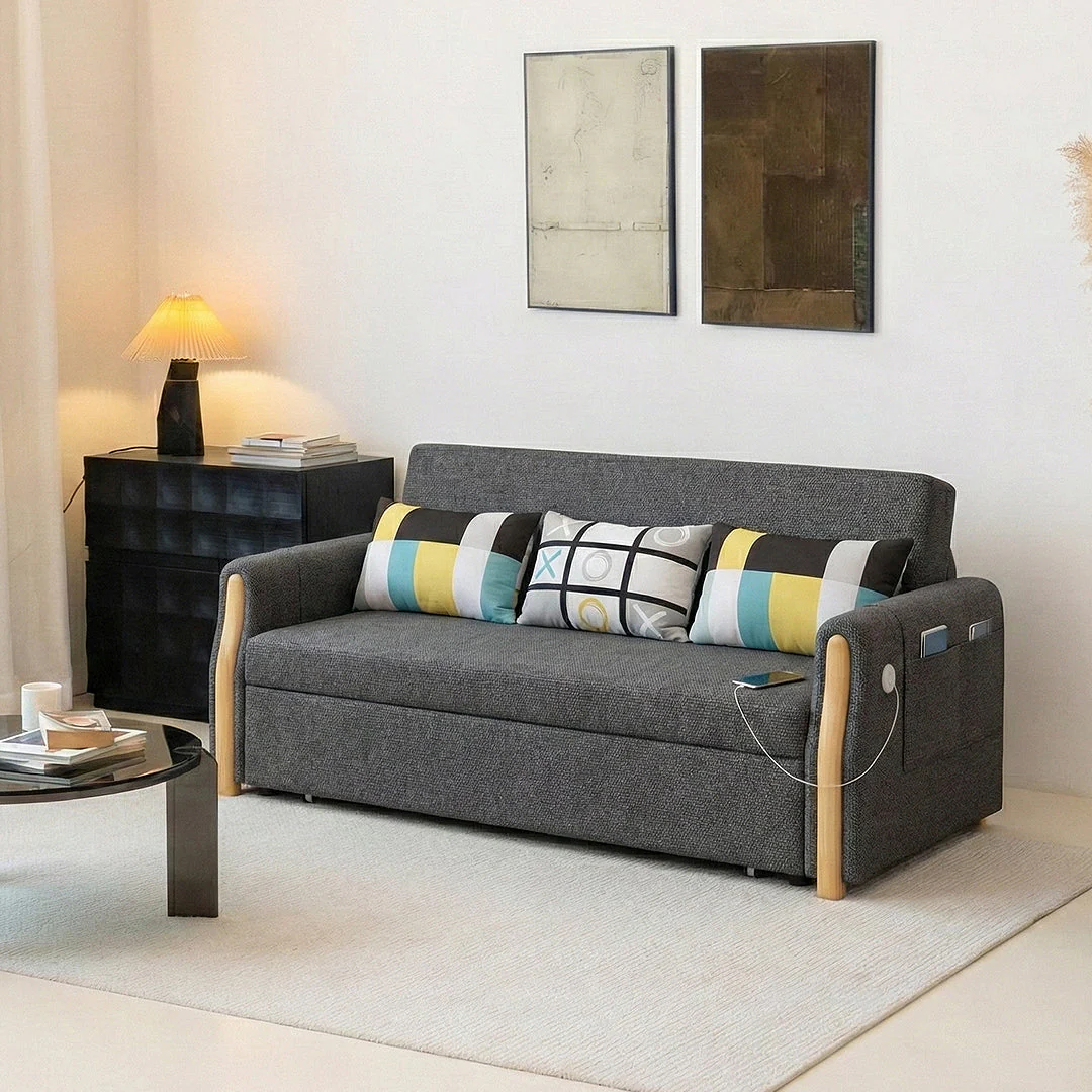 Abner Two Seater Sofa Bed - Image 4