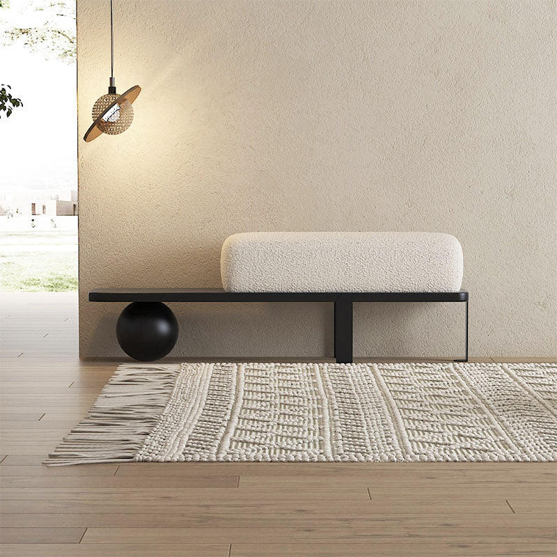 Alison Stylish Bench, Boucle - Image 4