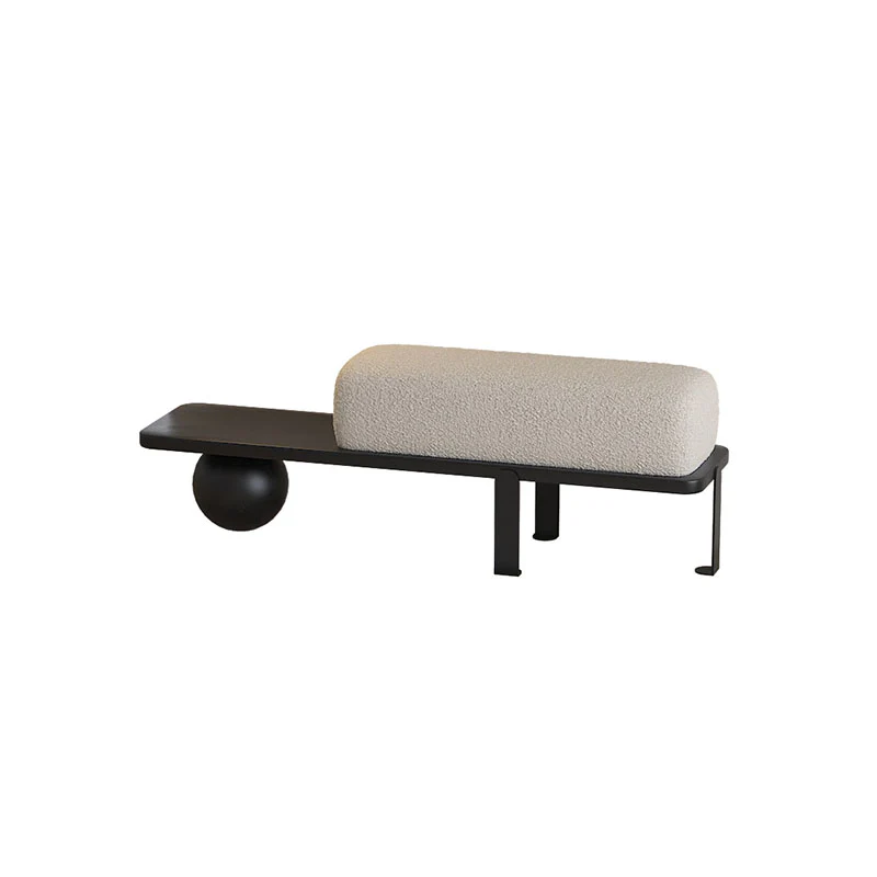 Alison Stylish Bench, Boucle - Image 5