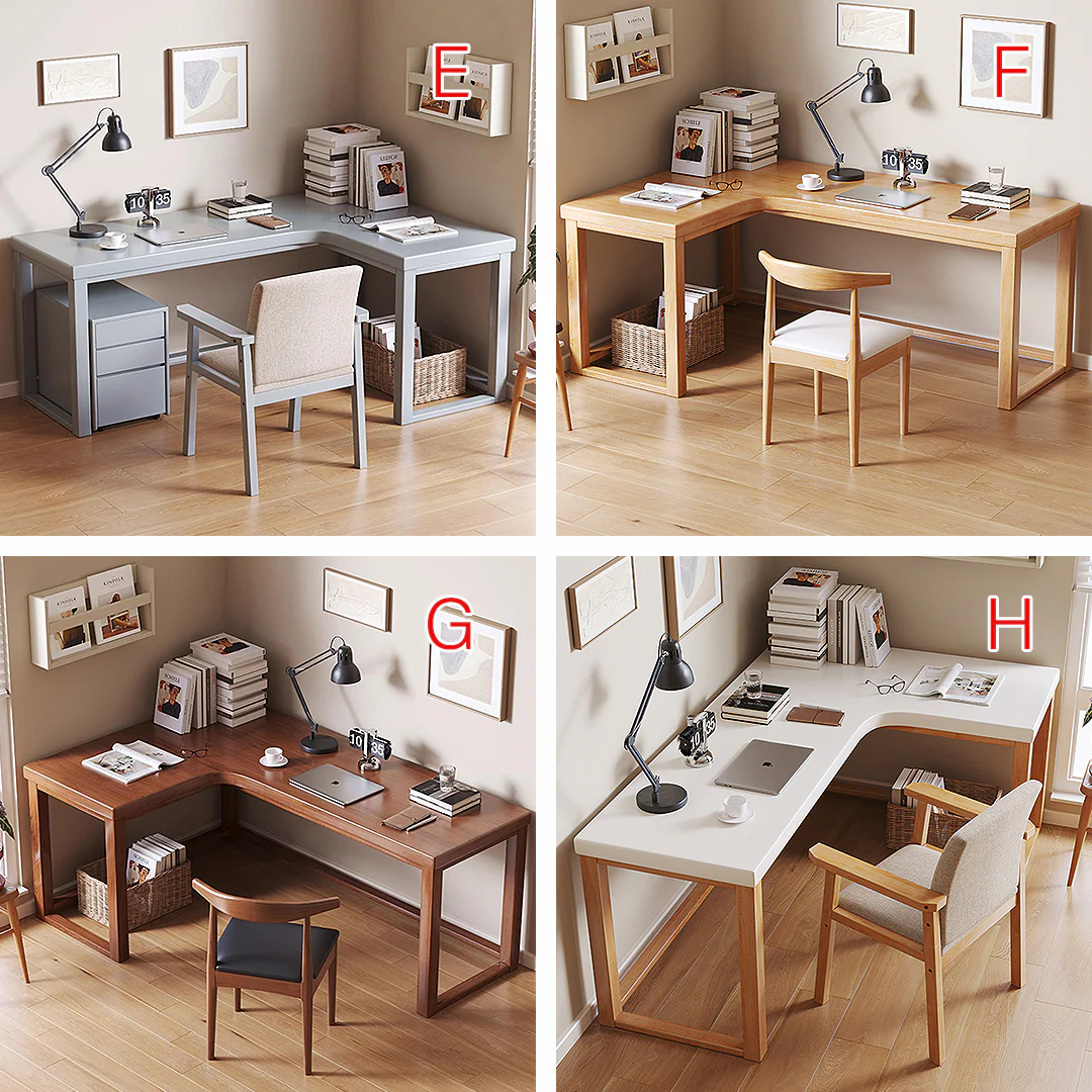 Amari L Shape Office Desk With Chest of Drawers, More Colors - Image 9
