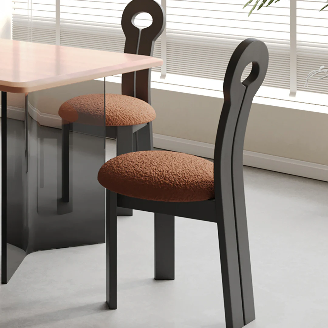 Amaris Dining Chair, Boucle - Image 3