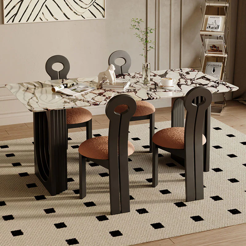 Amaris Dining Table, Marble Top - Image 4