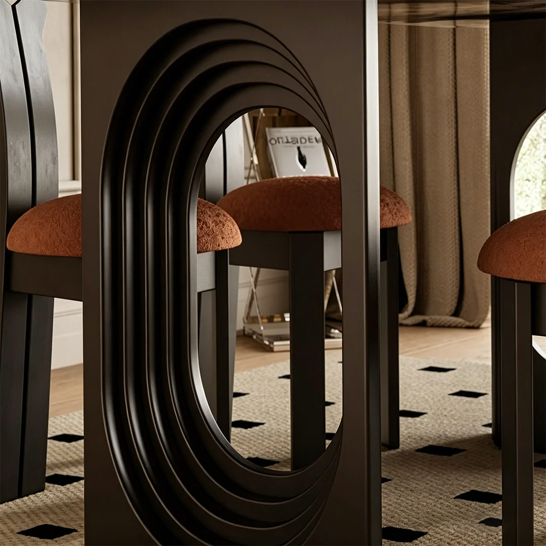 Amaris Dining Table, Marble Top - Image 8