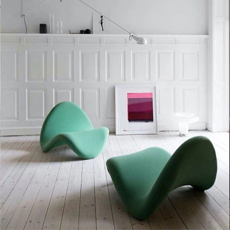 An Lorelei Chair with Back Rest, Boucle - Image 3