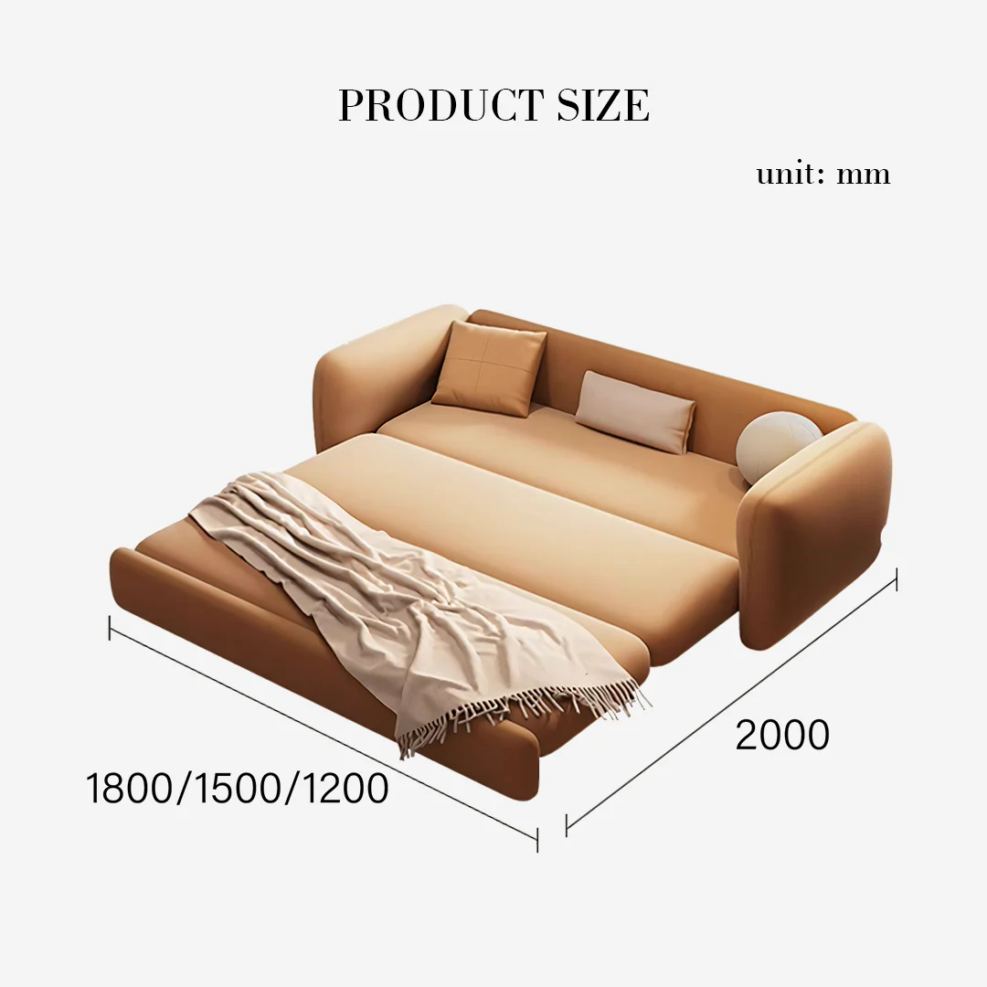 Soft Ananya Two / Three Seater Sofa Bed - Image 10