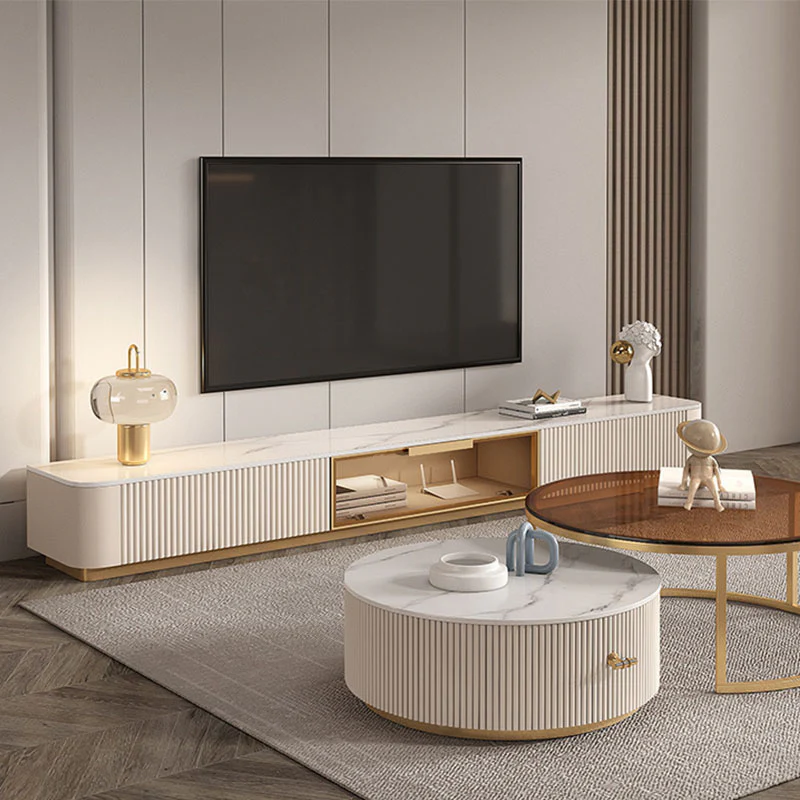 Anastasia Nesting Coffee Table, Glass - Image 3