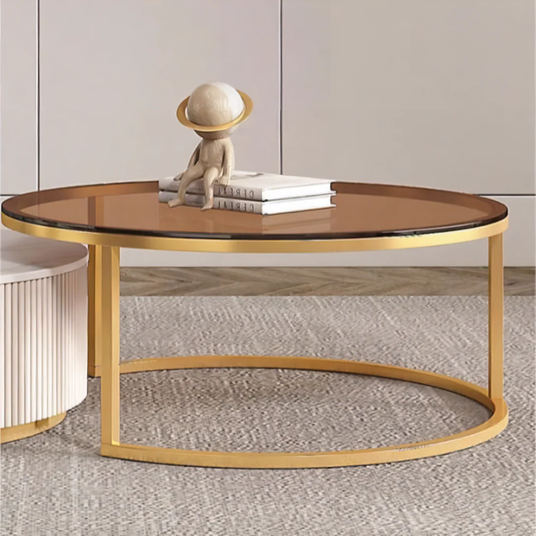 Anastasia Nesting Coffee Table, Glass - Image 8