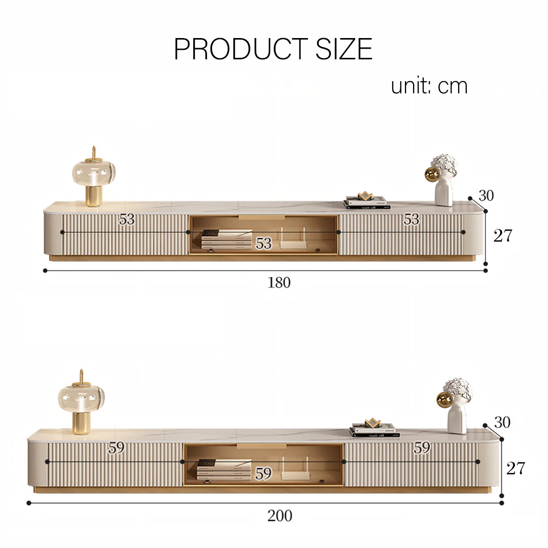Anastasia TV Stand, Sintered Stone - Image 8