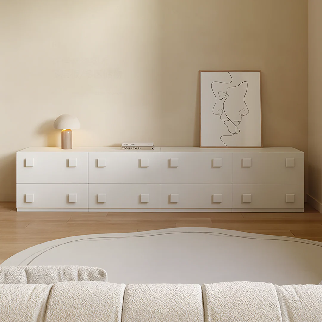 Andrea Small Sideboard, Cream - Image 6