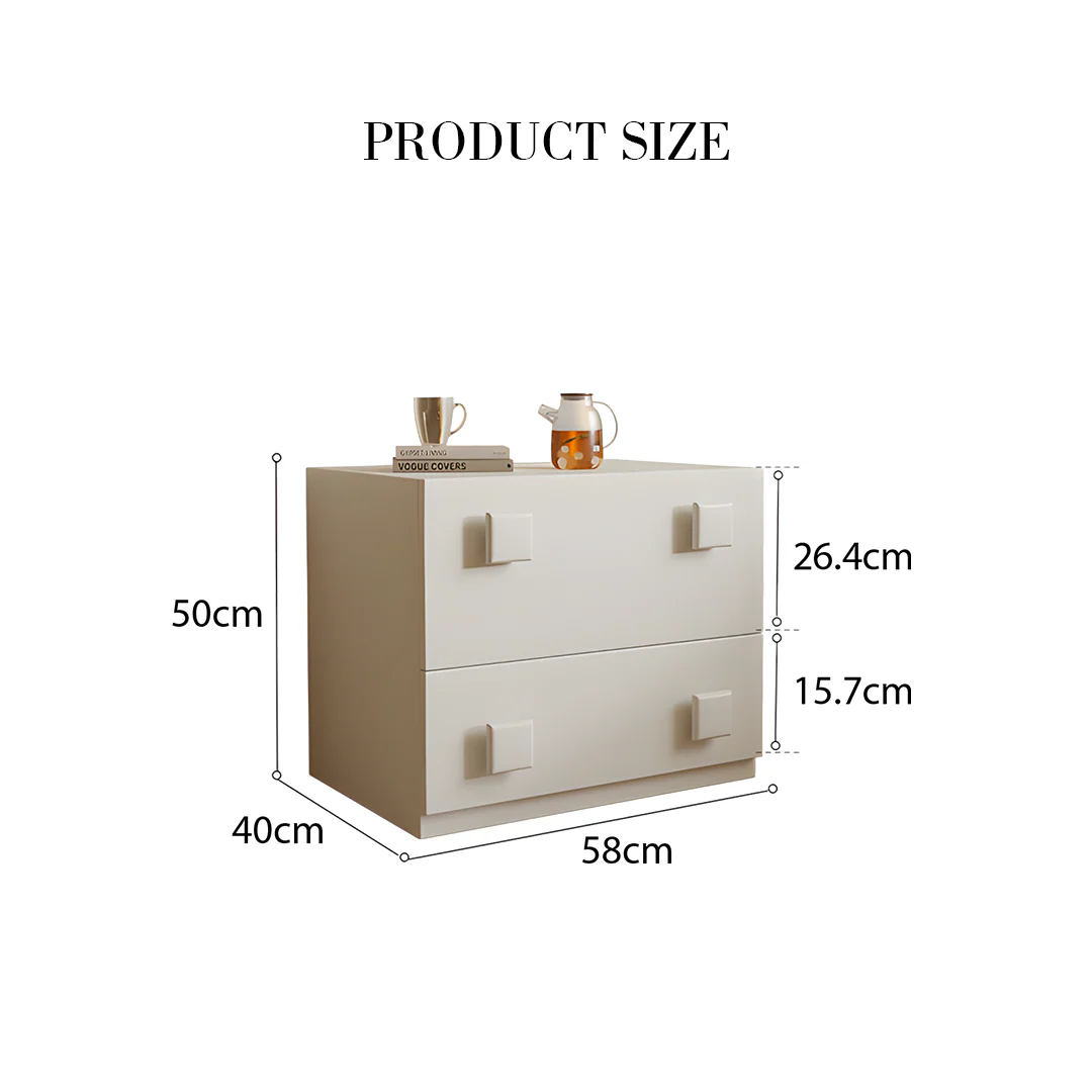 Andrea Small Sideboard, Cream - Image 7