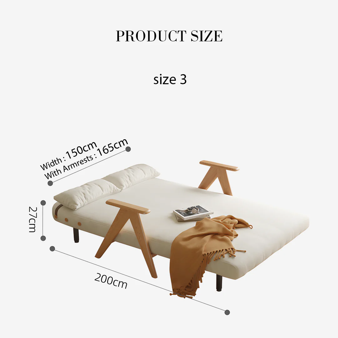 Antonia Single Sofa Bed, Armchair, Linen - Image 8