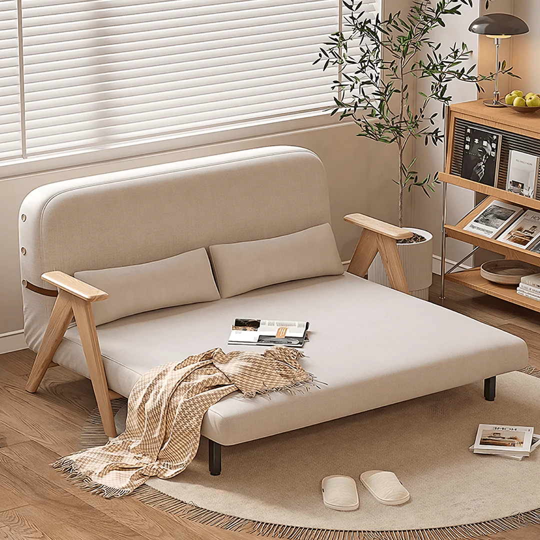 Antonia Single Sofa Bed, Armchair, Linen - Image 9
