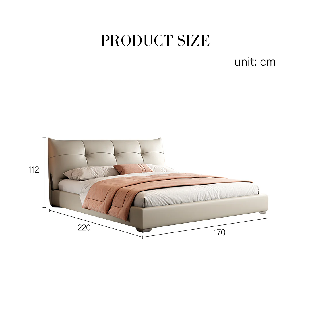 Arjun King Size Superking Size Bed, Leather - Image 12