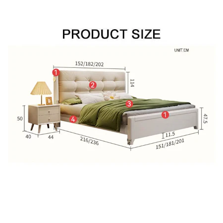 Arlene Wood King Size / Super King Size Storage Bed - Image 6