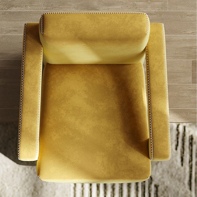 Aspasia Armchair, Yellow - Image 4