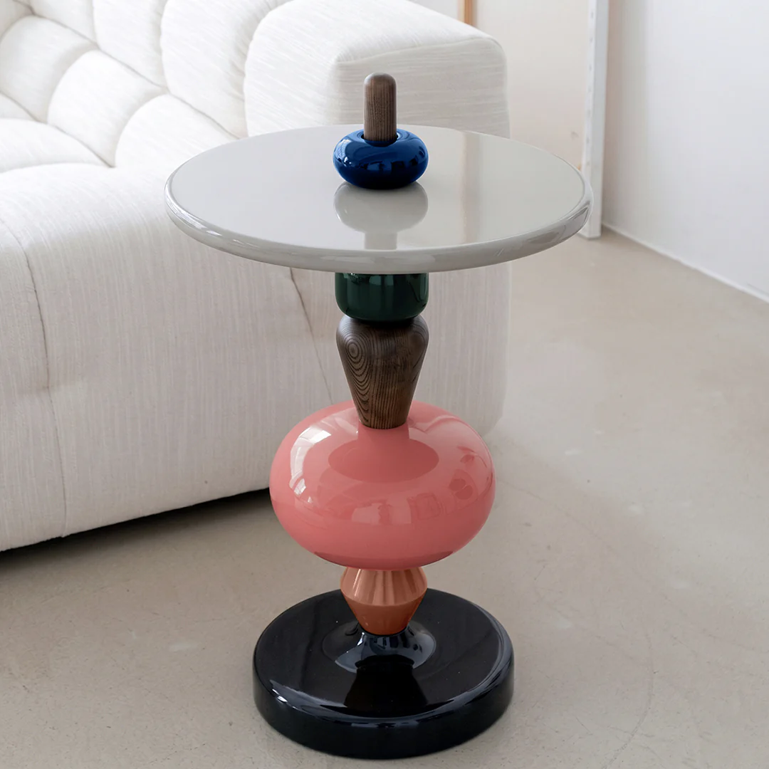 Aspasia Side Table,  Ash wood - Image 5