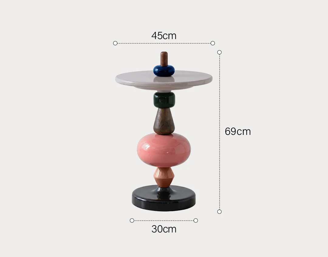 Aspasia Side Table,  Ash wood - Image 8