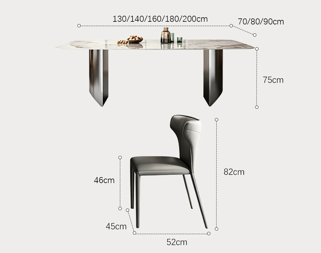 Astrid Dining Table, Sintered Stone - Image 8