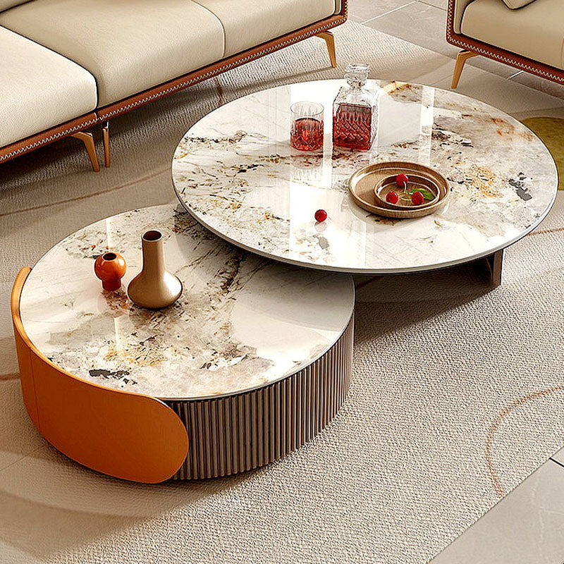 Audrey Nesting Coffee Table, Sintered Stone - Image 3