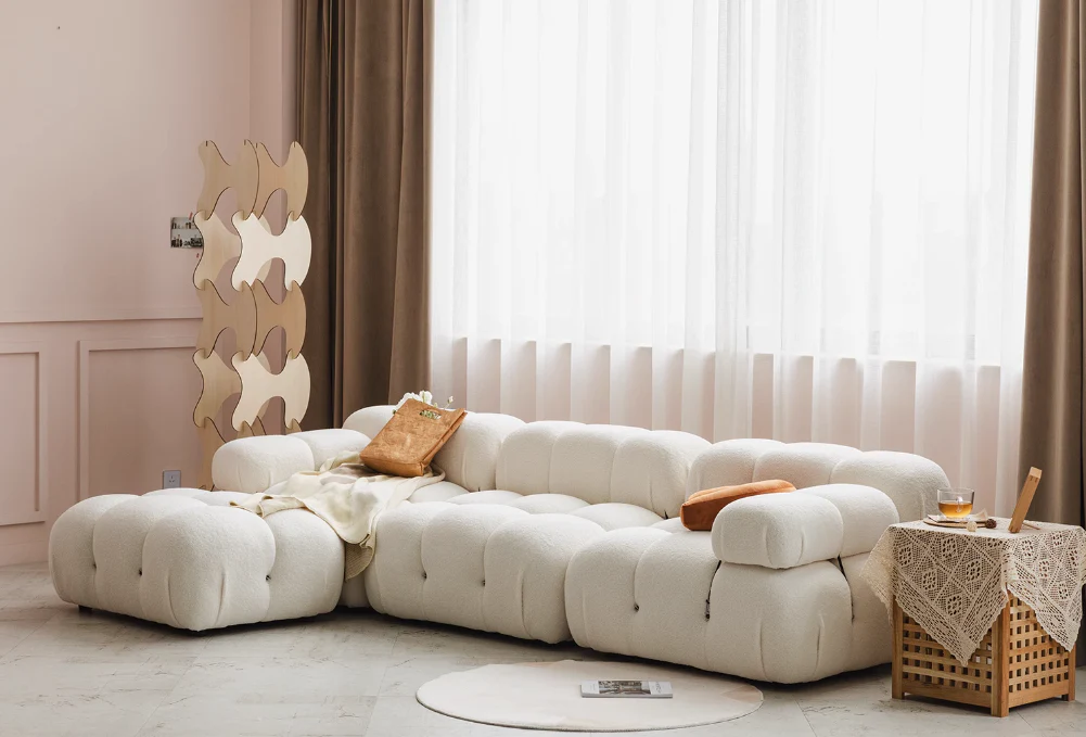 B&B Camaleonda Style Sofa, Boucle (Clearance/ New) - Image 3