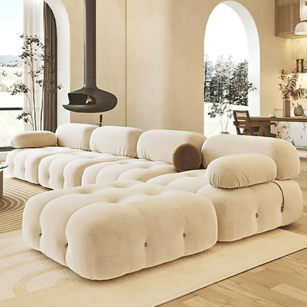 B&B Camaleonda Style Two Seater Sofa, Velvet - Image 14