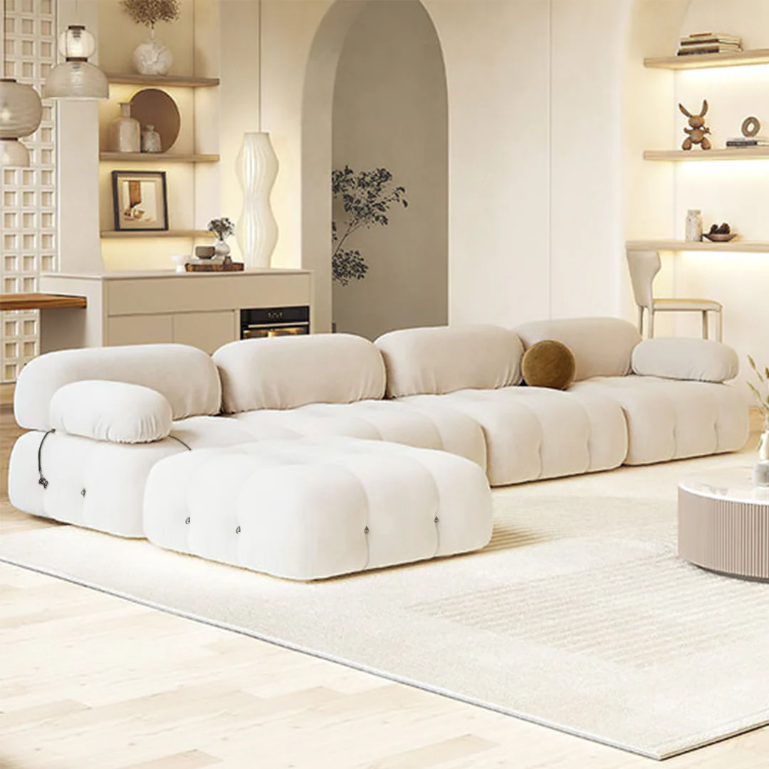 B&B Camaleonda Style Two Seater Sofa, Velvet - Image 5