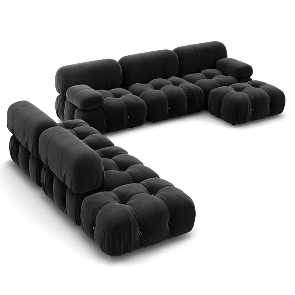 B&B Camaleonda Style Two Seater Sofa, Velvet - Image 13