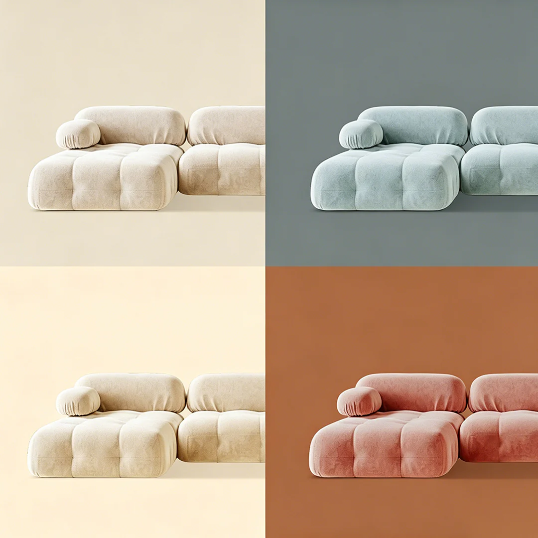B&B Camaleonda Style Two Seater Sofa, Velvet - Image 15