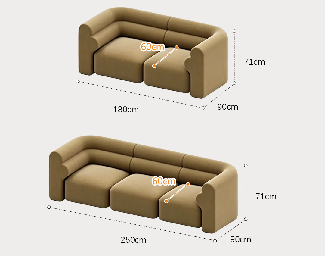 Bae Three Seater Corner Sofa, Modular Sofa, Velvet - Image 12