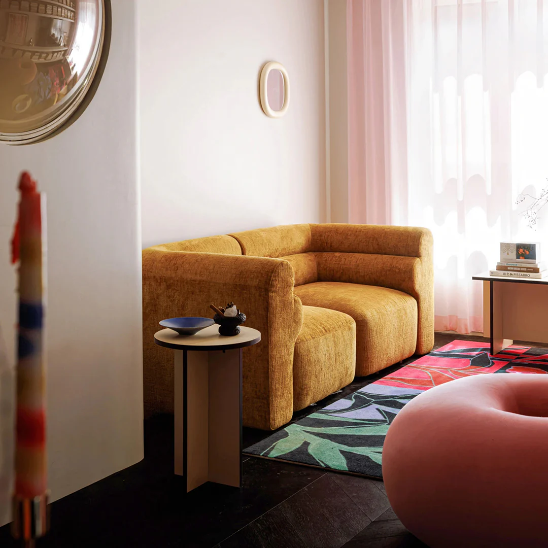 Bae Three Seater Corner Sofa, Modular Sofa, Velvet - Image 3