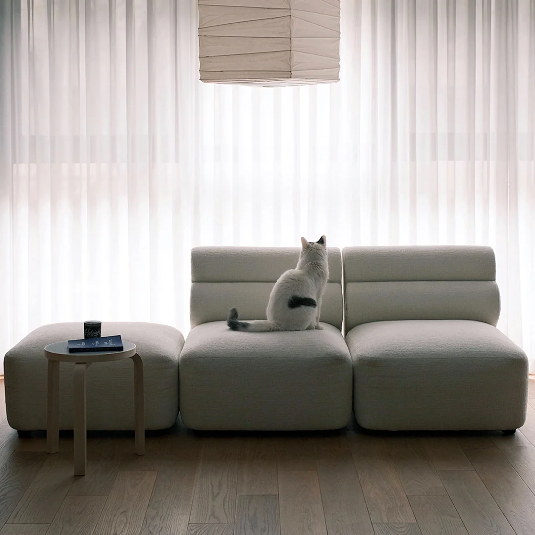 Bae Three Seater Corner Sofa, Modular Sofa, Velvet - Image 5