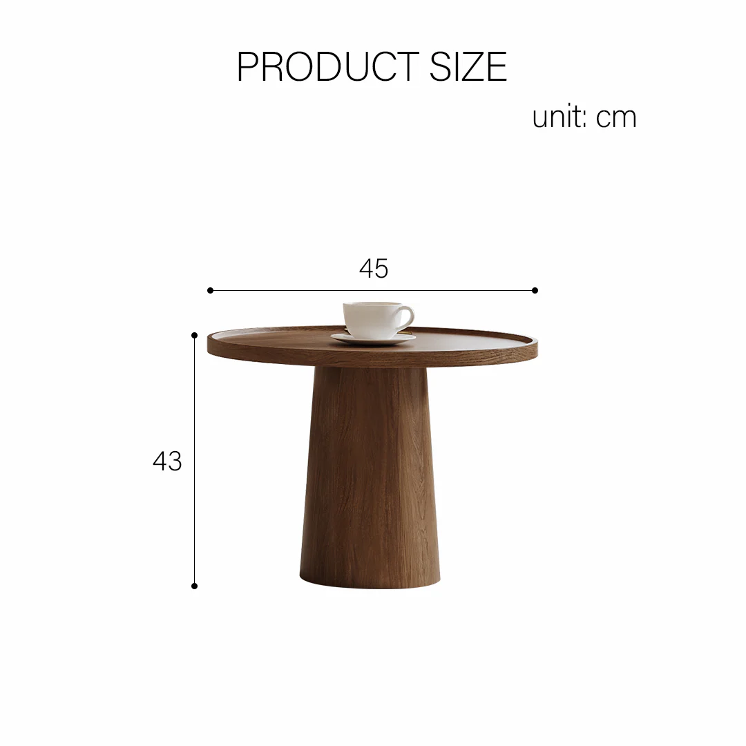 Barakat Travertine Coffee Table Set, Walnut - Image 8