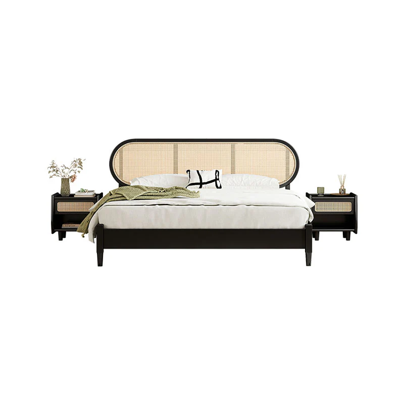 Barbara Queen Size, King Size, Super King Size Bed, Rattan - Image 4