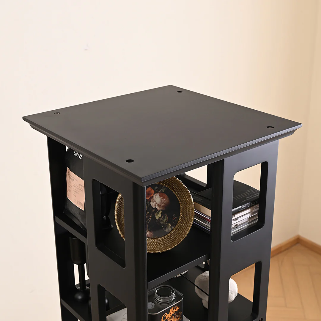 Bartholomew Rotating Bookshelf, Magazine Rack, Solid Wood - Image 9