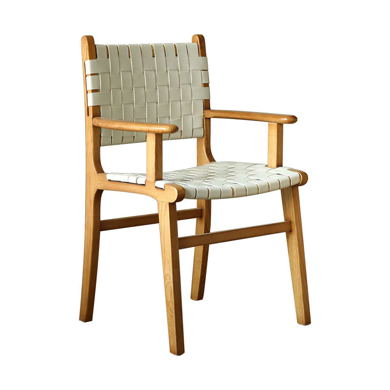 Beau Brown Dining Chair, Ash Wood, With Armrest - Image 4