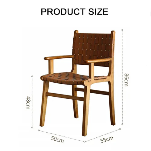 Beau Dining Chair, Ash Wood, Without Armrest - Image 6