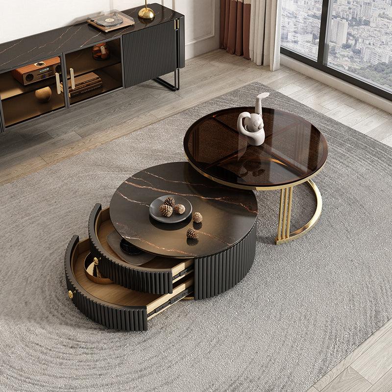 Bell Nesting Coffee Table, Glass - Image 10