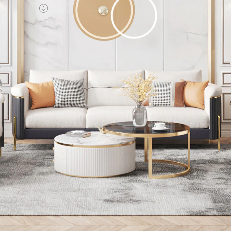 Bell Nesting Coffee Table, Glass - Image 4