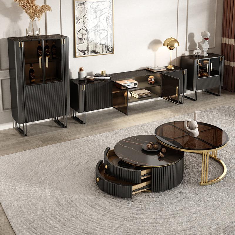 Bell Nesting Coffee Table, Glass - Image 9