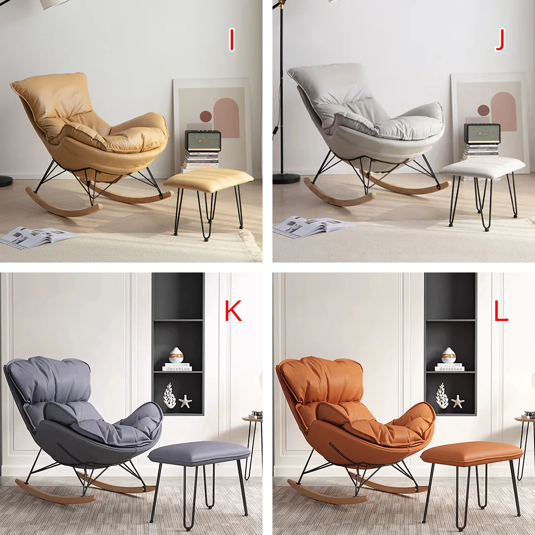 Benitez Rocking Chair With Footstool, More Colors - Image 10