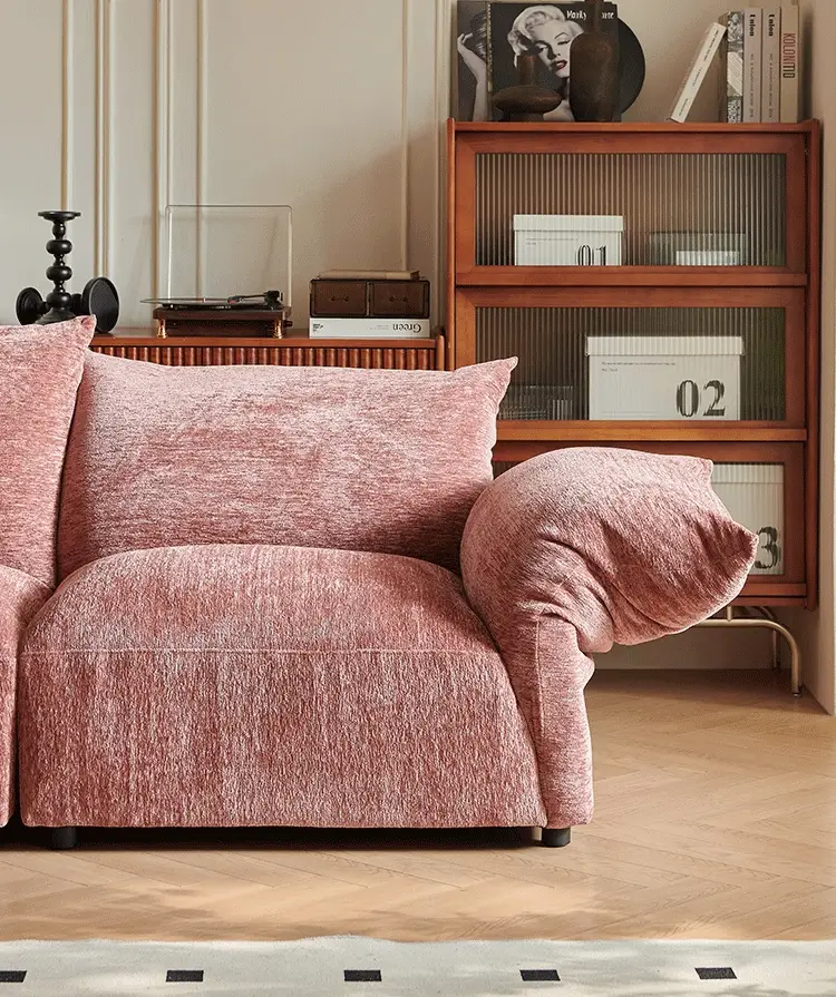 Berisha Petal Three Seater Corner Sofa, Four Seater Curved Sofa - Image 11