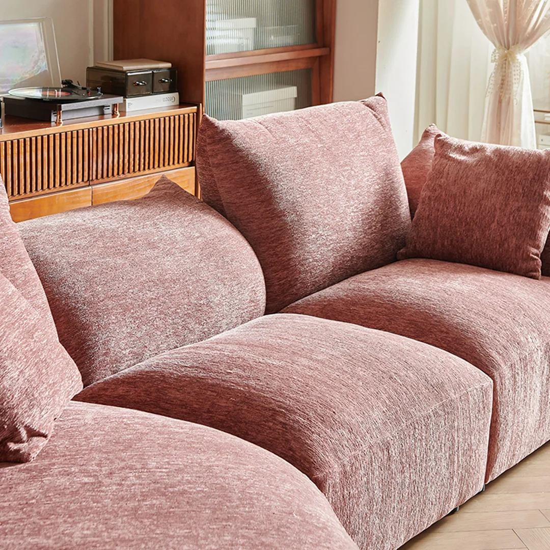 Berisha Petal Three Seater Corner Sofa, Four Seater Curved Sofa - Image 6