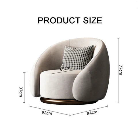 Bertha Velvet Armchair, Single Sofa - Image 11