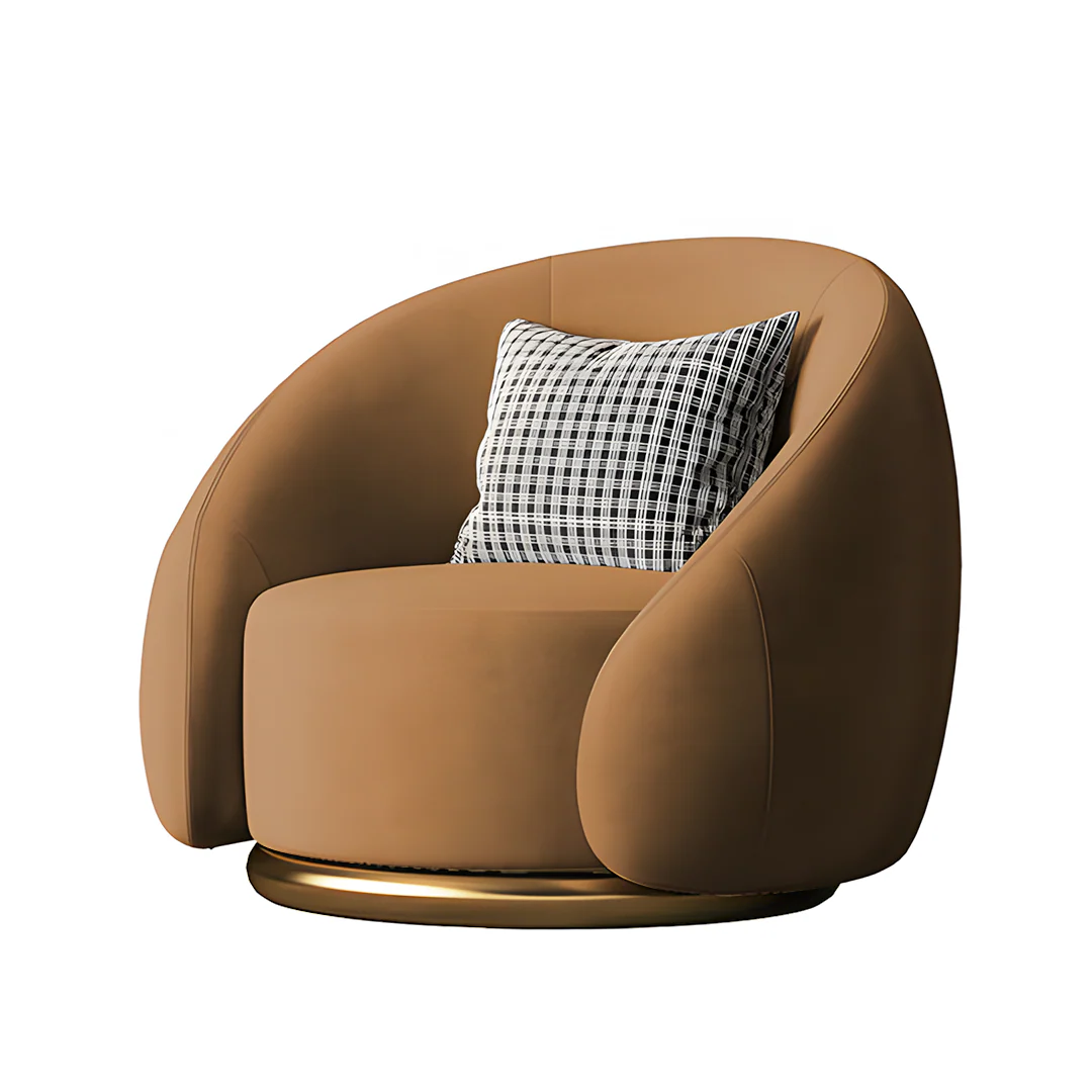 Bertha Velvet Armchair, Single Sofa - Image 13