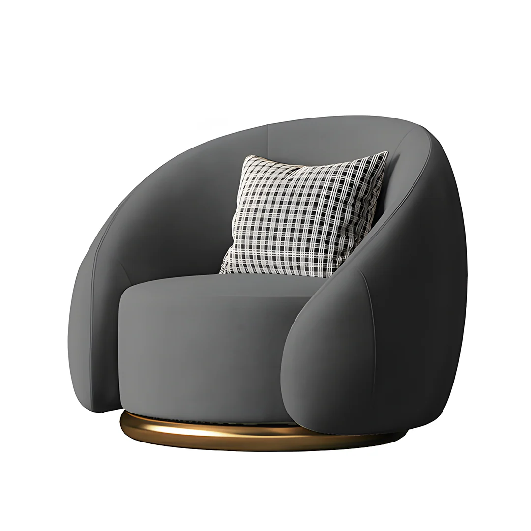 Bertha Velvet Armchair, Single Sofa - Image 14