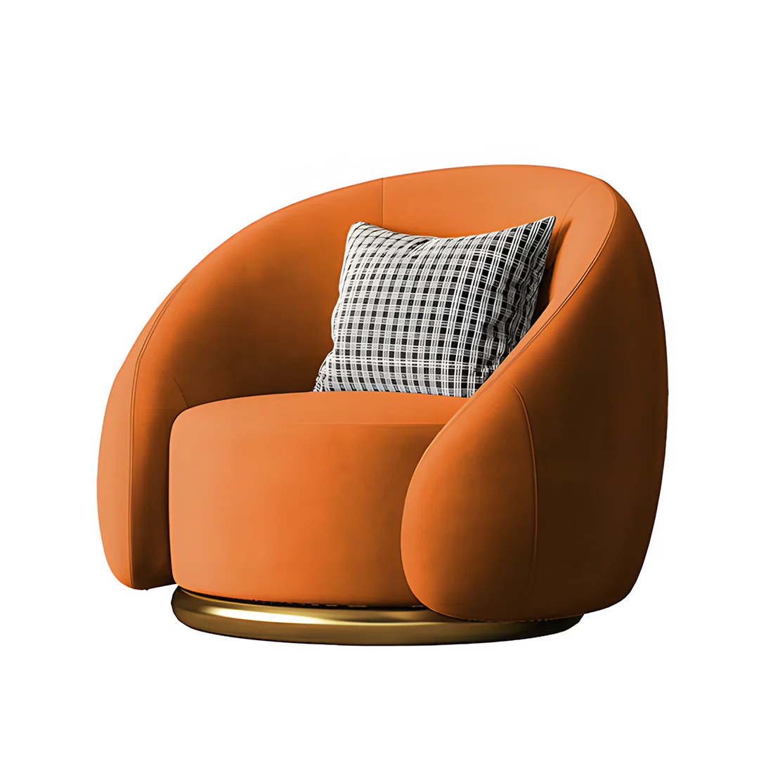 Bertha Velvet Armchair, Single Sofa - Image 15