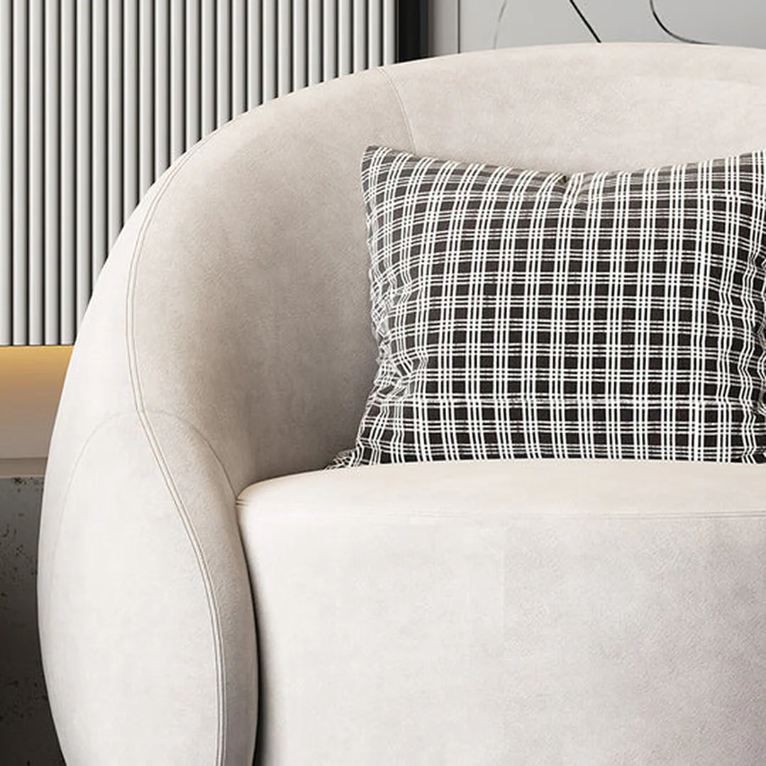 Bertha Velvet Armchair, Single Sofa - Image 4
