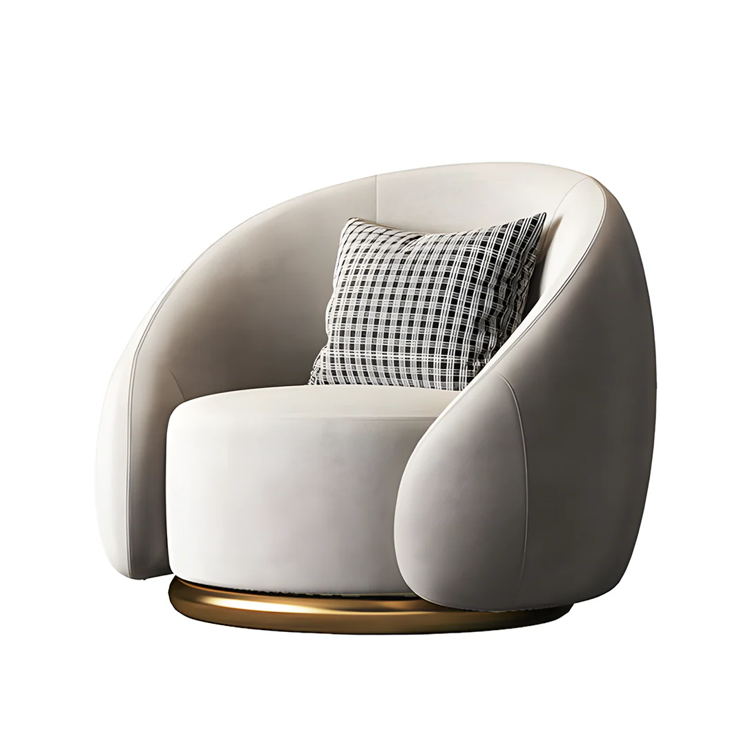 Bertha Velvet Armchair, Single Sofa - Image 5