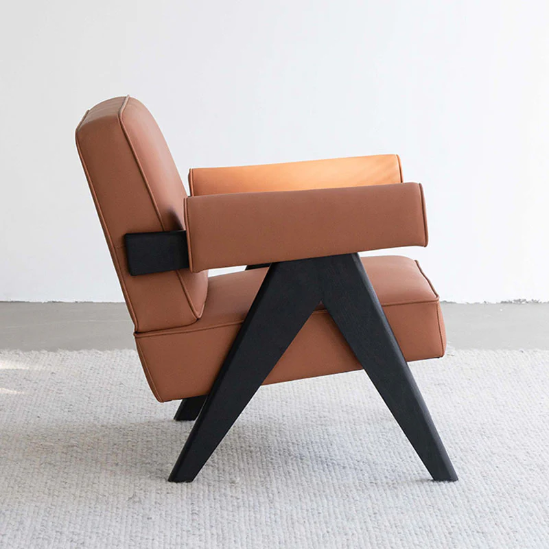 Bertran Armchair, Brown - Image 4